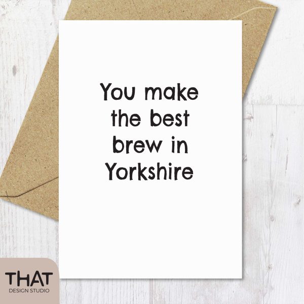 best brew in the Yorkshire card