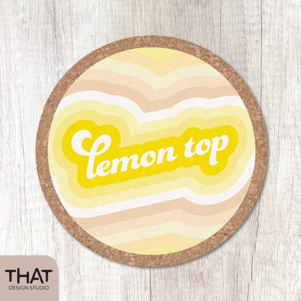 lemon top coaster