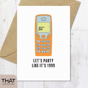 let's party like it's 1999 card