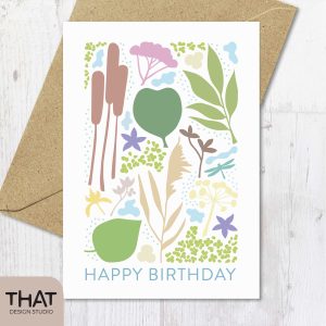 happy birthday (river) card