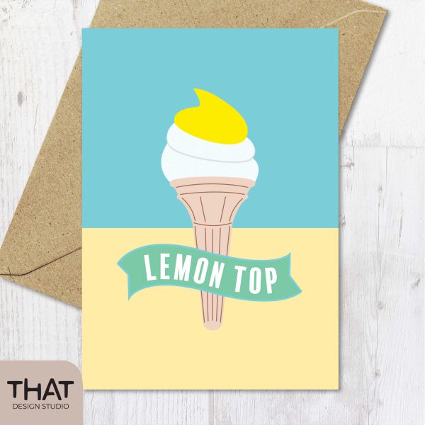 seaside lemon top card