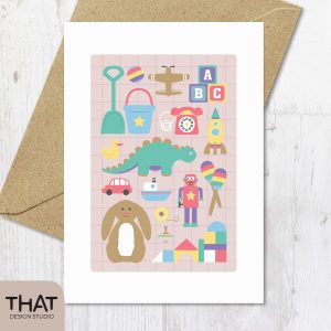 children's toys card